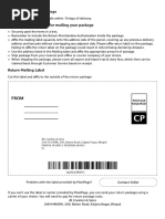 Amazon Online Return Instructions | PDF