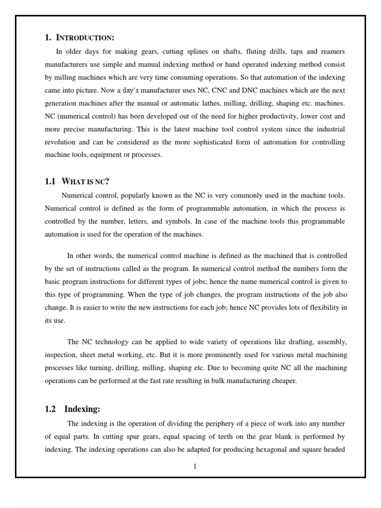 Indexing | PDF | Numerical Control | Fraction (Mathematics)