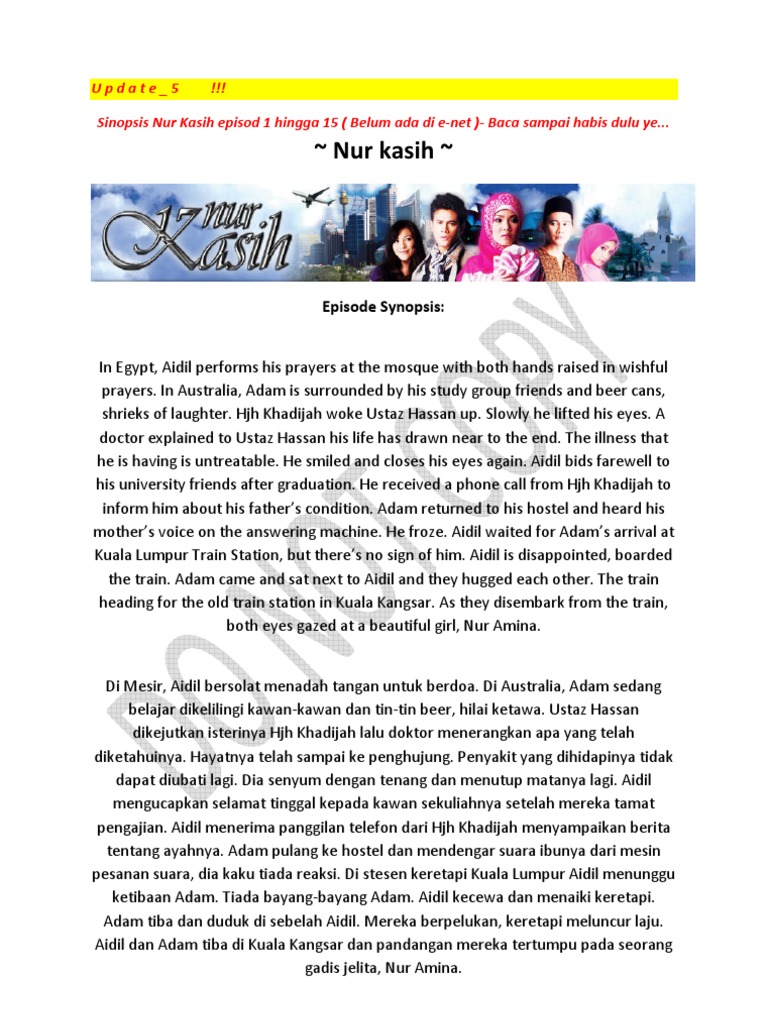 Drama Nur Kasih TV3.Com My PDF