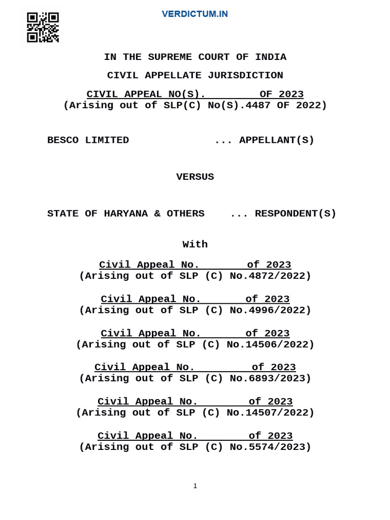 Supreme Court Ruling on Land Acquisition | PDF | Appeal | Cost