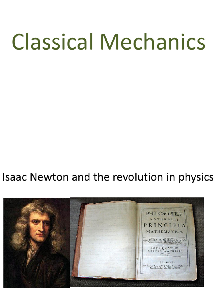 Newton's Laws and Classical Mechanics | PDF | Force | Genesis Flood ...