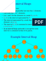 Interval Heaps: 2 1 2 A B P A B (A, B) P A (A, A) (C, D) (A, B) A C D B