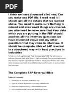 Reversing Cleared Documents in SAP | PDF | Business