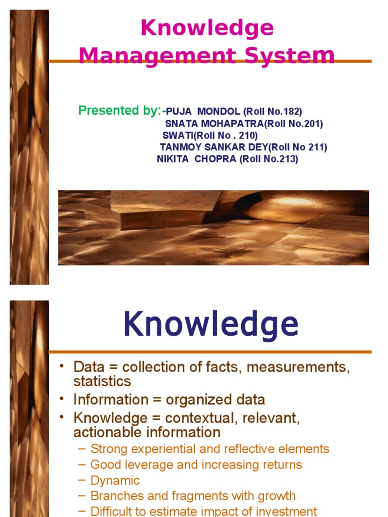Knowledge Management Essentials | PDF | Knowledge Management | Databases