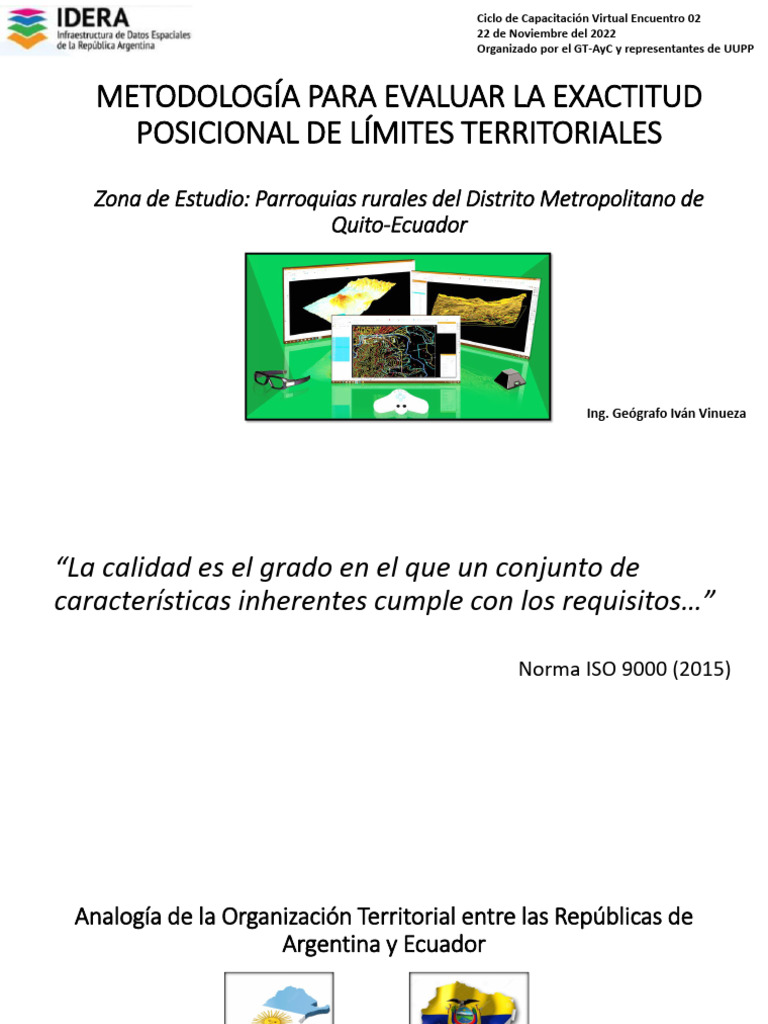 Metodología de Evaluación Cartográfica | PDF | Datos | Cartografía