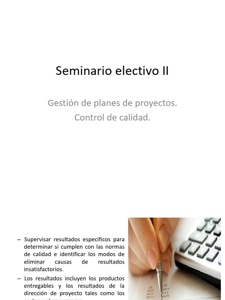 Herramientas de Control de Calidad en Proyectos | PDF | Pensamiento ...