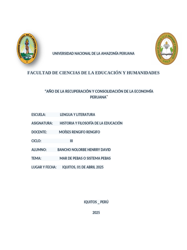 Mar Pebas: Ecosistema y Biodiversidad | PDF | Biodiversidad | Selva ...
