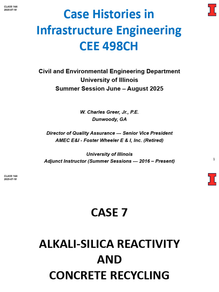 PDF Cee498 2025 Class 14b Case 07 Asr Recycling Part 1 and Part 2 | PDF ...