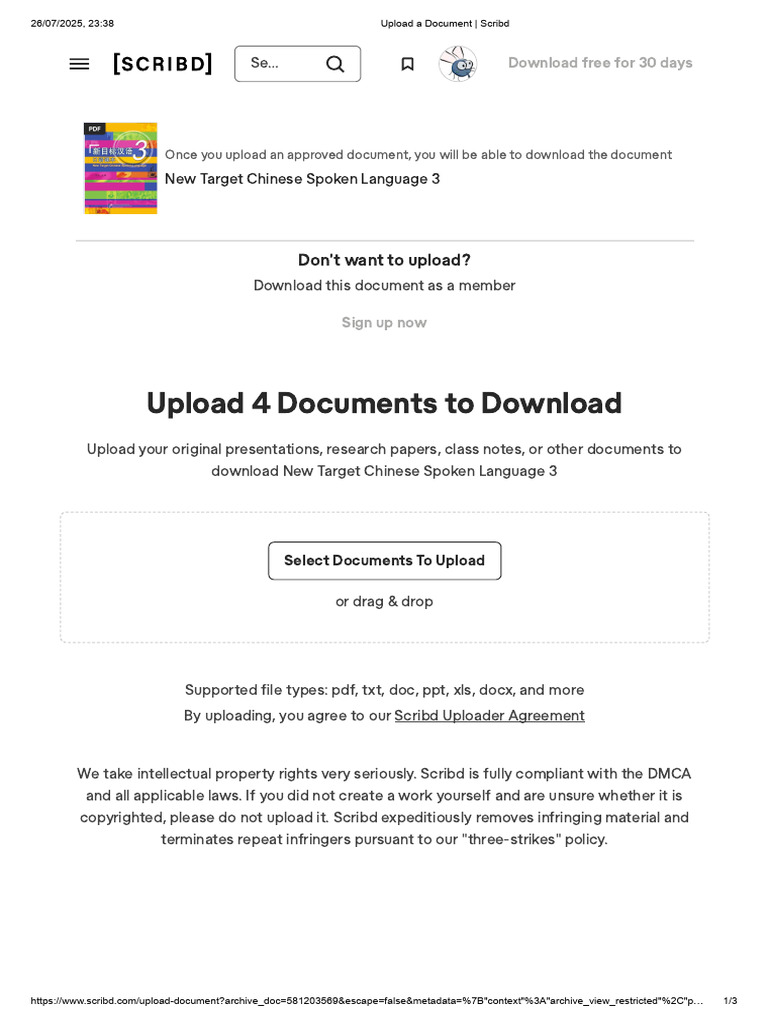 Upload Documents on Scribd Easily | PDF | Scribd