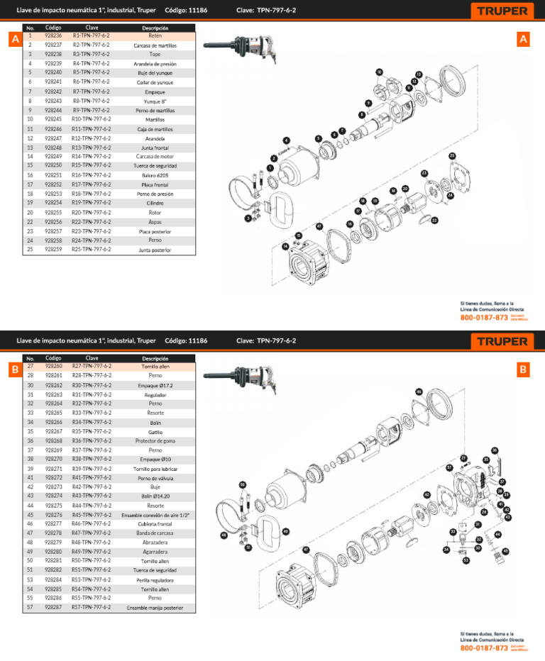 Rotor Parts and Codes List | PDF