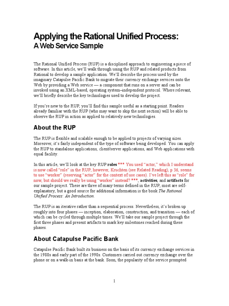 RUPSample CR1 | PDF | Use Case | Software Testing