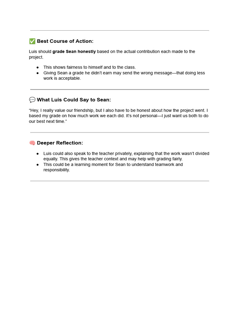 Grading Fairness in Team Projects | PDF