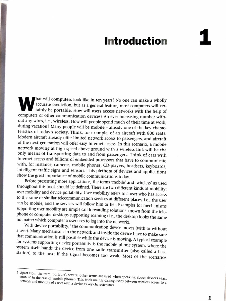 Mobile and Networking Com 1 | PDF | Computer Network | Telephone