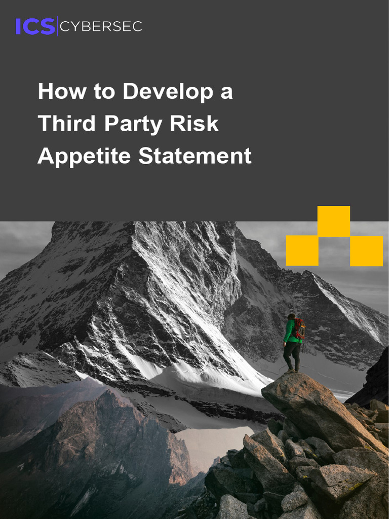 Develop a Third-Party Risk Appetite Statement | PDF | Risk Management ...
