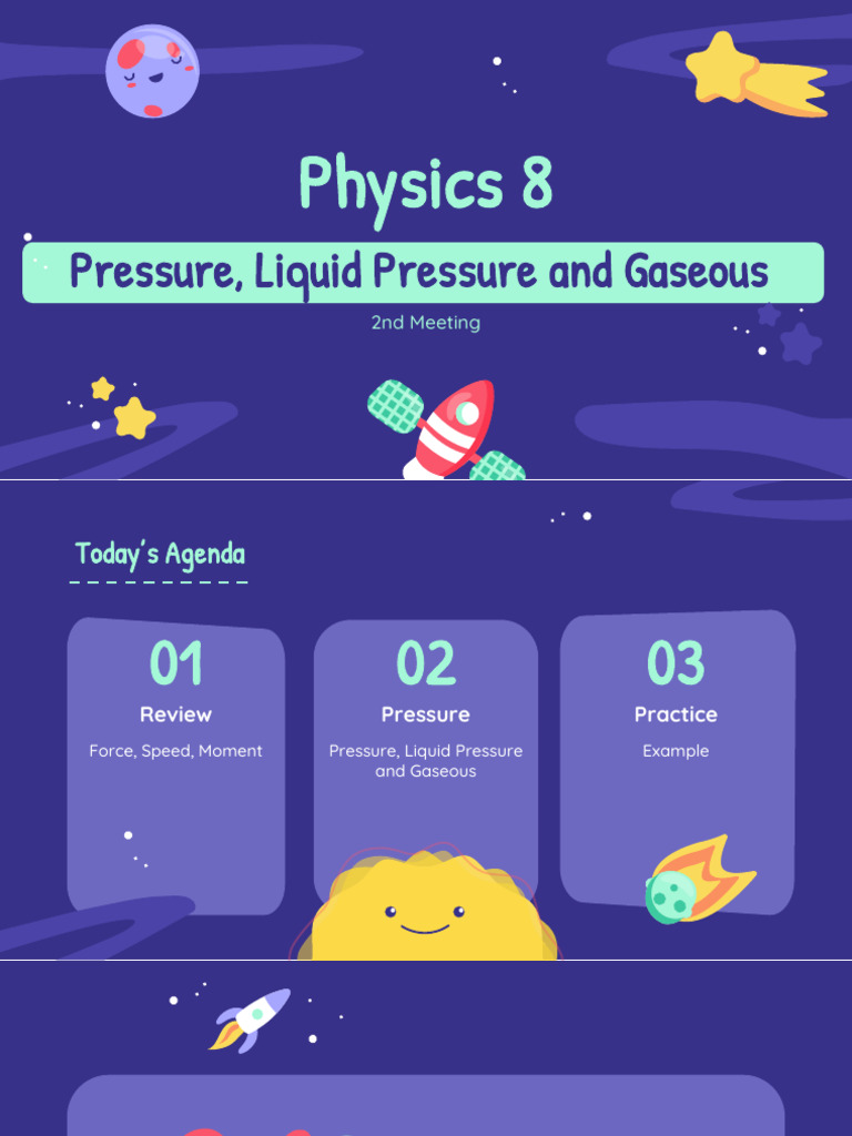 Phys 8 - 02 - Pressure, Liquid Pressure and Gaseous Pressure | PDF ...