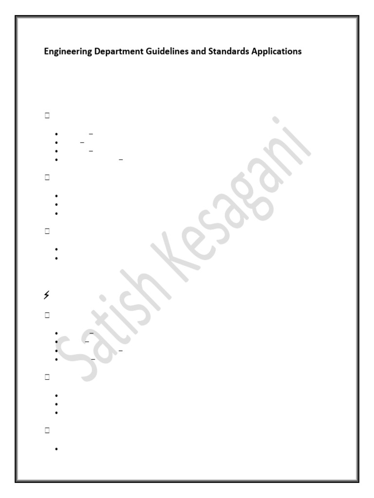 Engineering Department Guidelines | PDF | Electrical Wiring | Hazards
