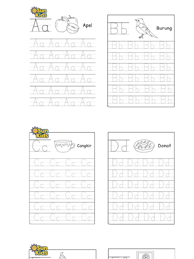 Sunkids Worksheet A-Z | PDF