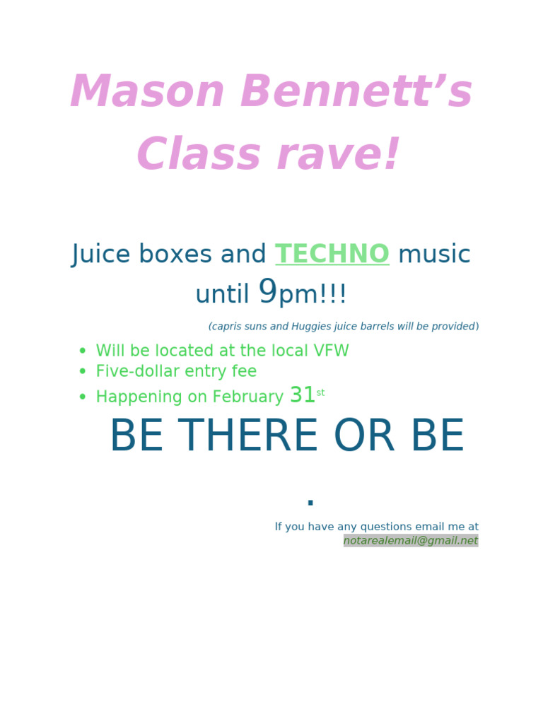 Mason Bennett RAVE CIS121 | PDF