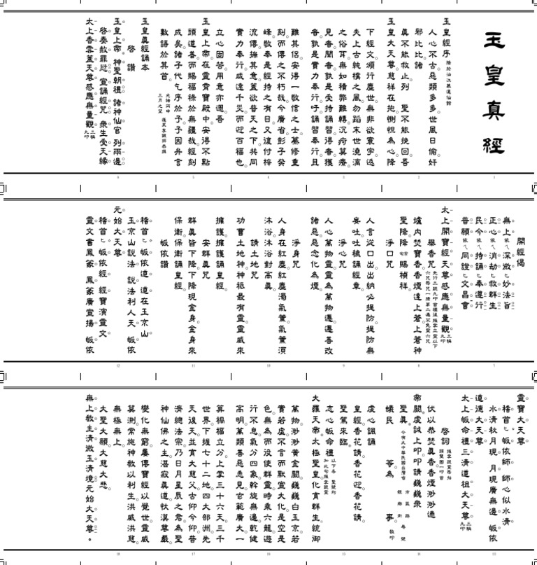 1 玉皇真經 | PDF