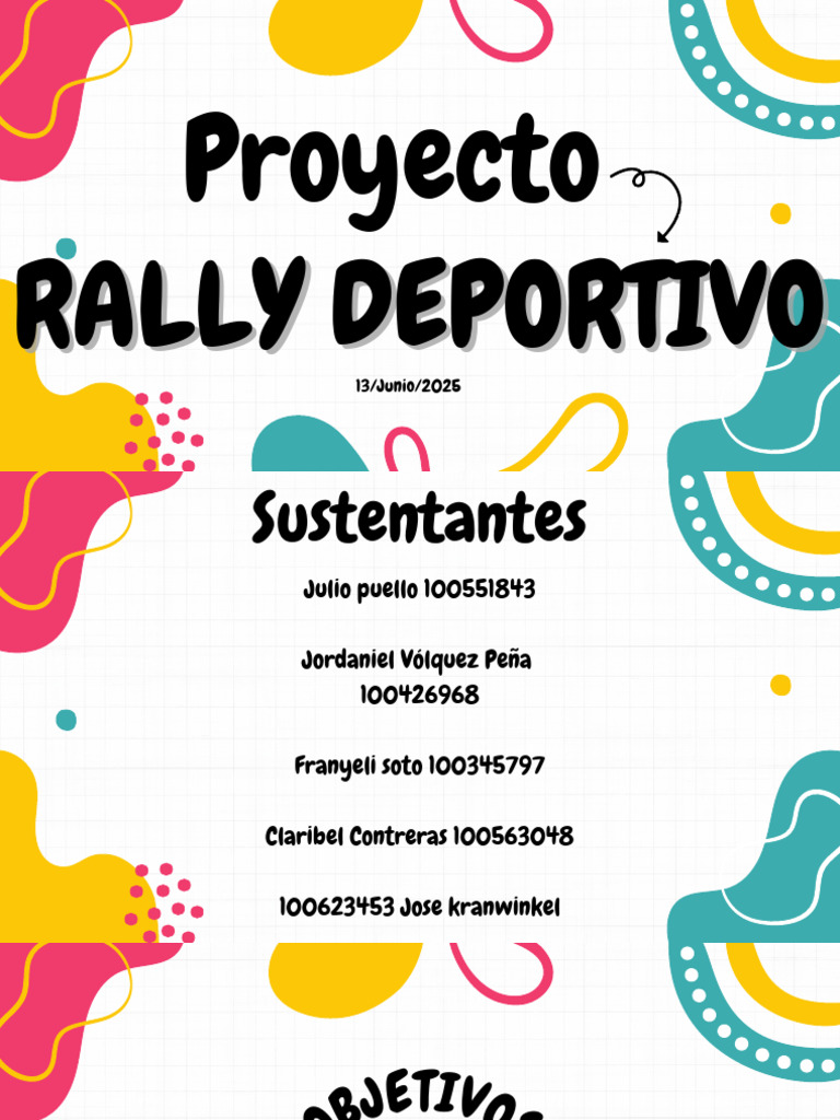 Actividades para Rally Deportivo | PDF