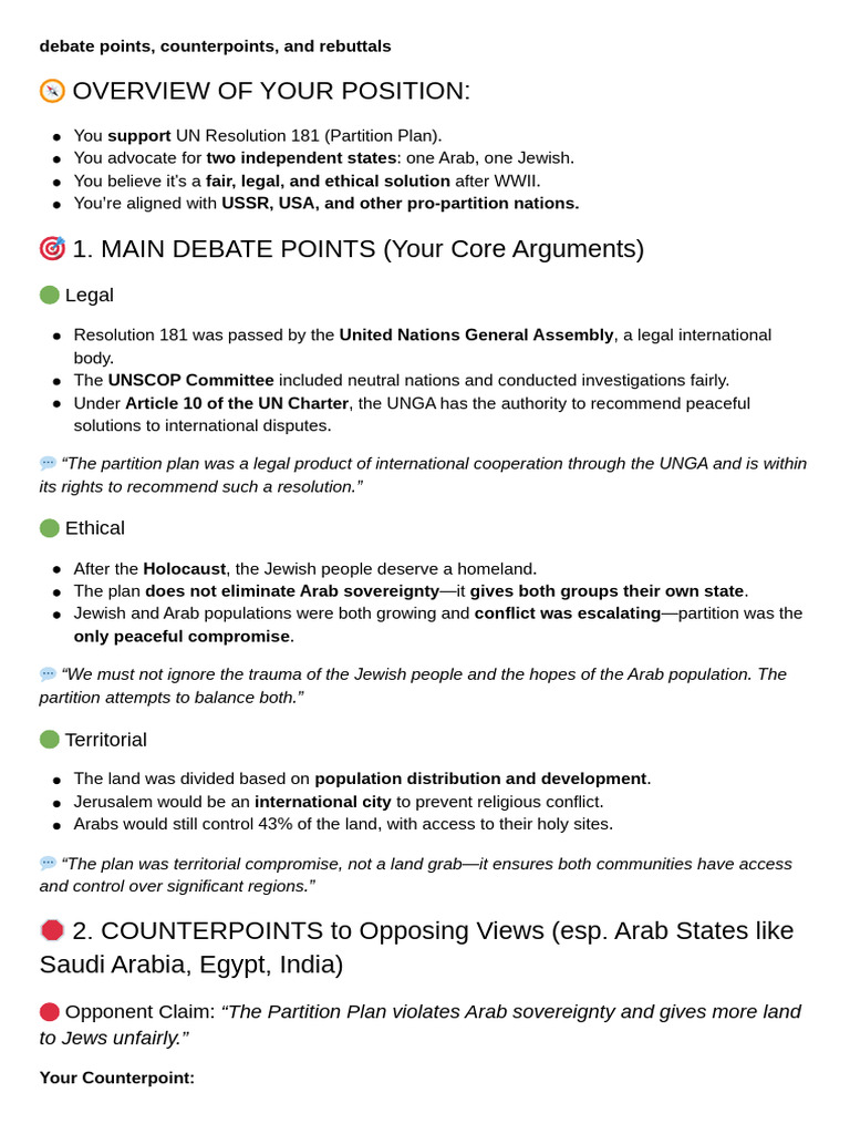 Debate Points, Counter Points, Rebuttal - 20250710 - 232450 - 0000 ...