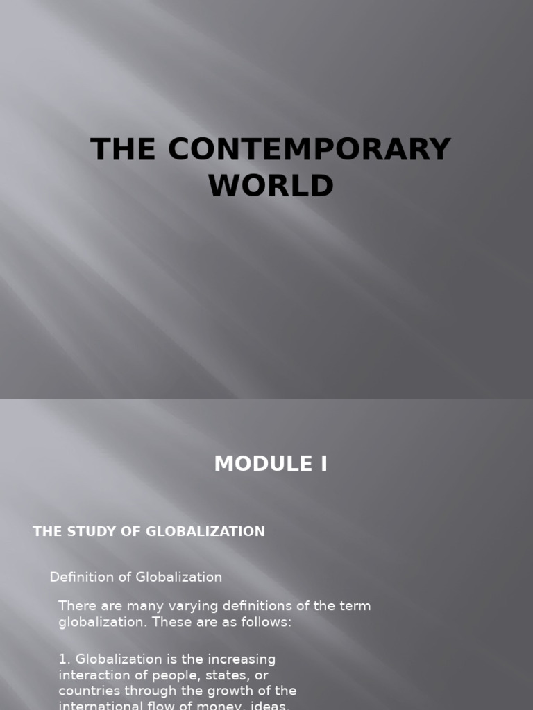 Understanding Globalization: Key Concepts | PDF | World Systems Theory ...