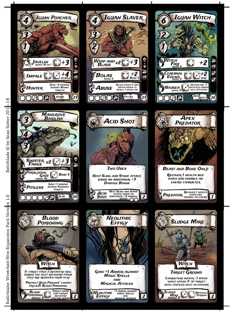 Relicblade Wretched Hive Expansion Guide | PDF