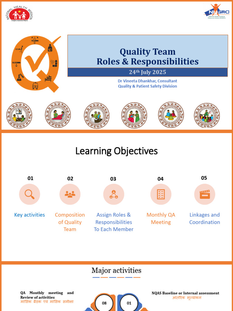QA Team Roles & Responsibilities CHO - Version - 1 | PDF | Medicine ...