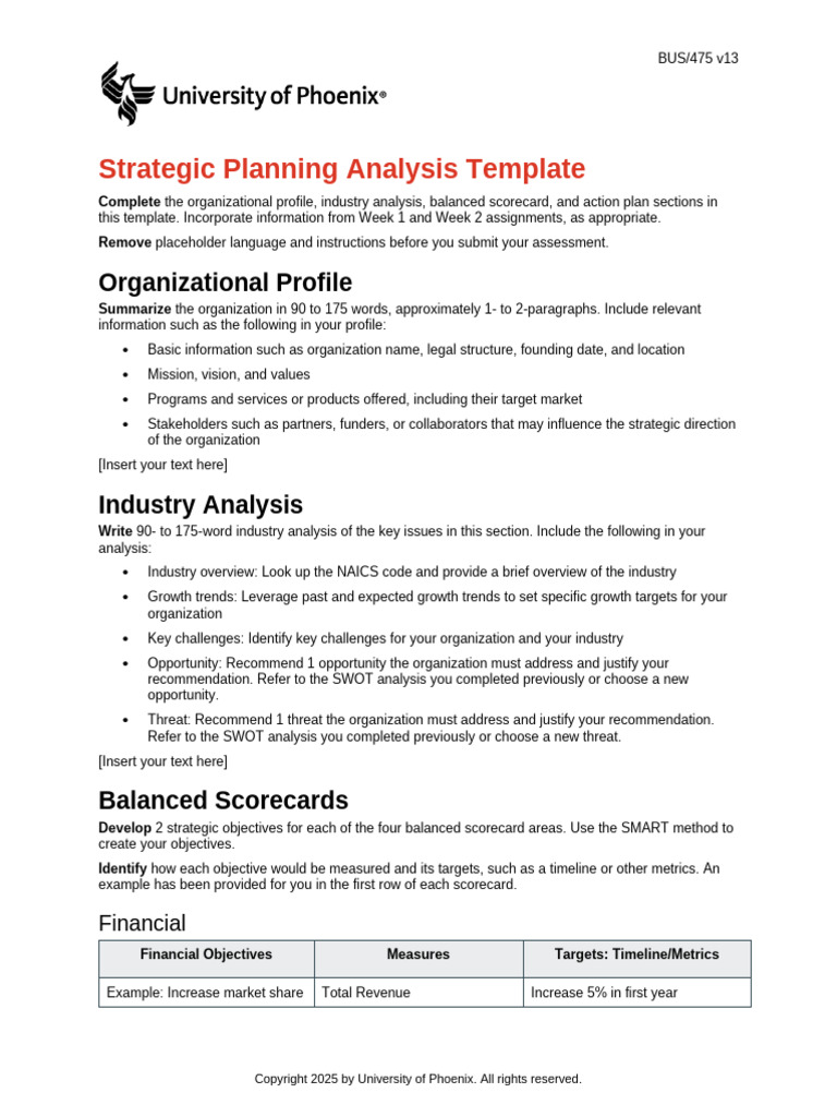 Strategic Planning Steps and Examples | PDF | Performance Indicator ...