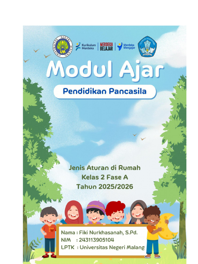 Modul Ajar Pancasila Kelas 2 SD | PDF