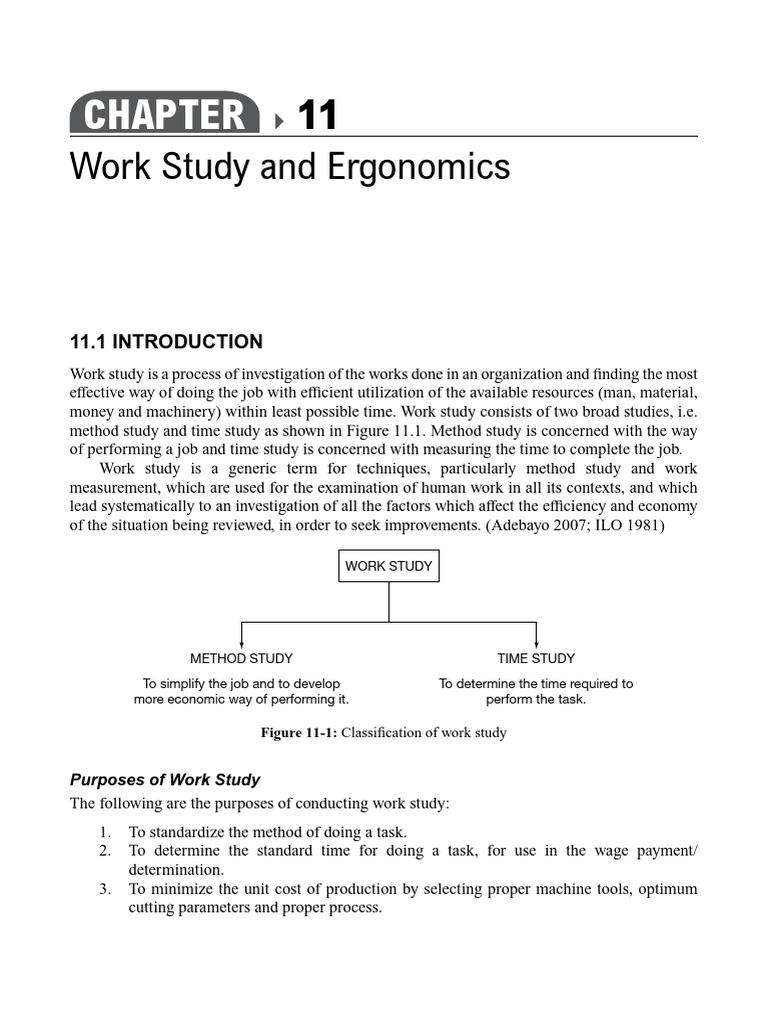 Work Study: Methods and Objectives | PDF