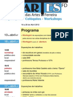 Semanas das Artes na Ferreira