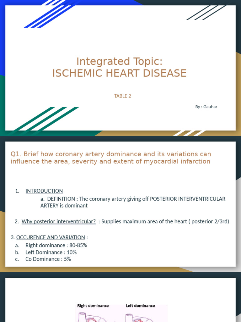 Ischemic Heart Disease | PDF | Coronary Circulation | Heart