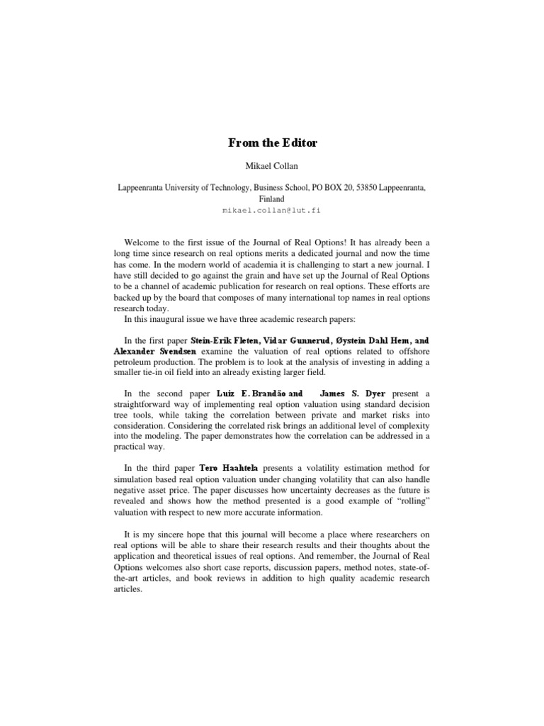Editorial Vol 1 Issue 1 | PDF | Social Science