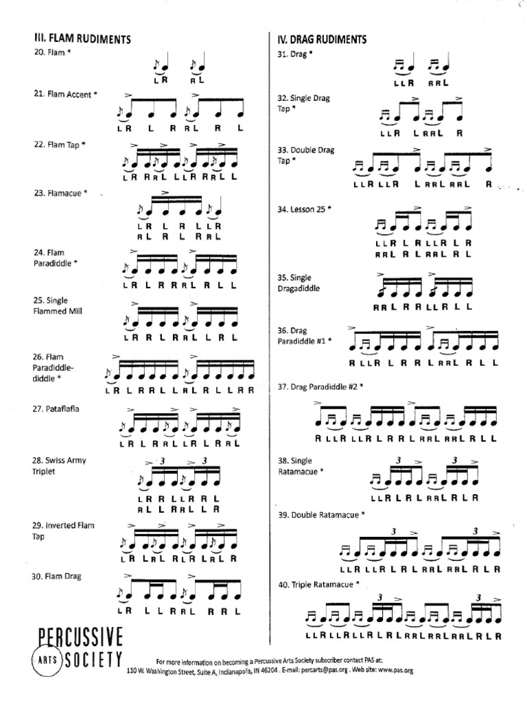 Rudiment 2 | PDF