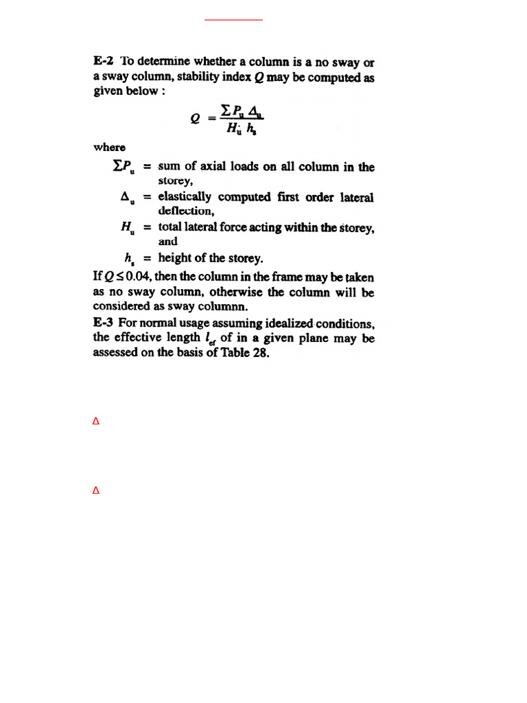 Stability Index Calculation for Columns | PDF | Mechanical Engineering ...