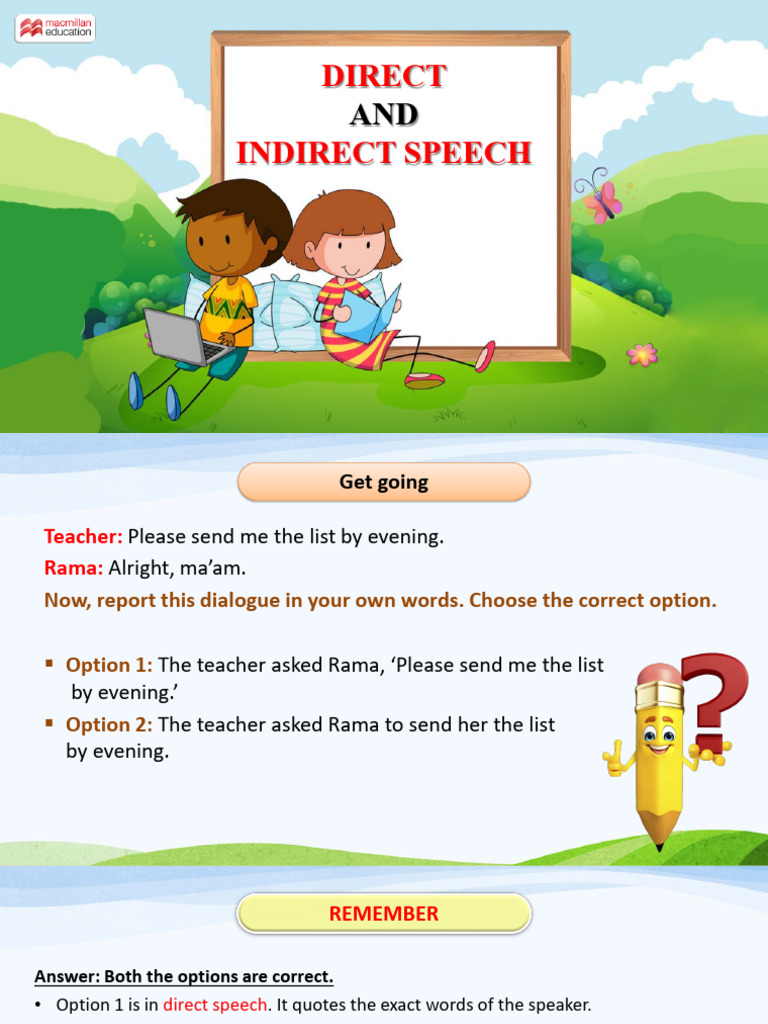Direct and Indirect Speech Guide | PDF | Linguistic Typology | Semantics