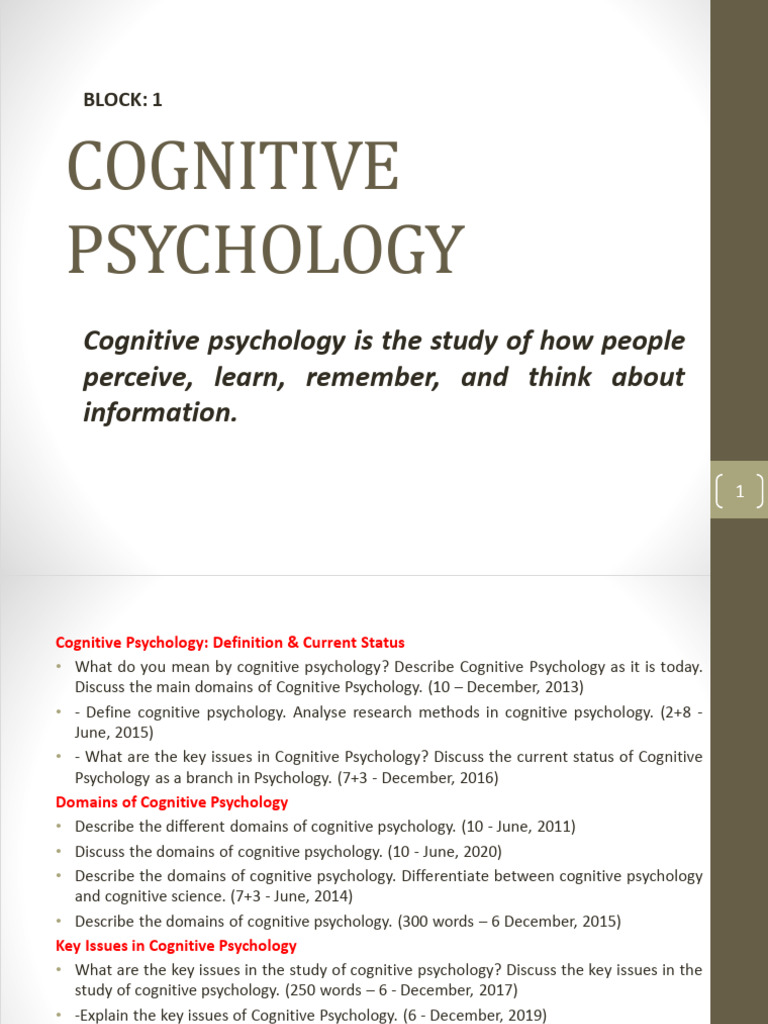 Cognitive Challenges in Cerebral Palsy | PDF | Long Term Potentiation ...
