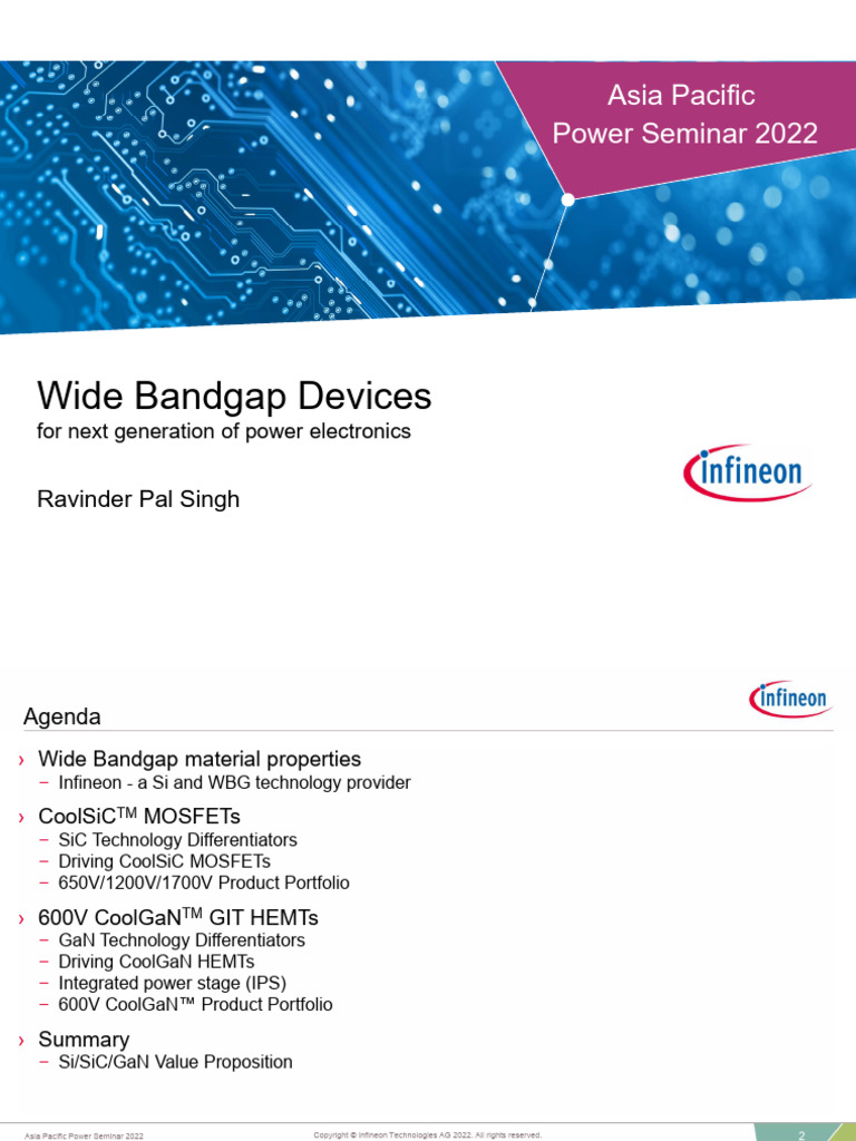 Wide Bandgap Devices Overview 2022 | PDF | Field Effect Transistor | Mosfet