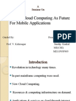 Mobile Cloud Computing