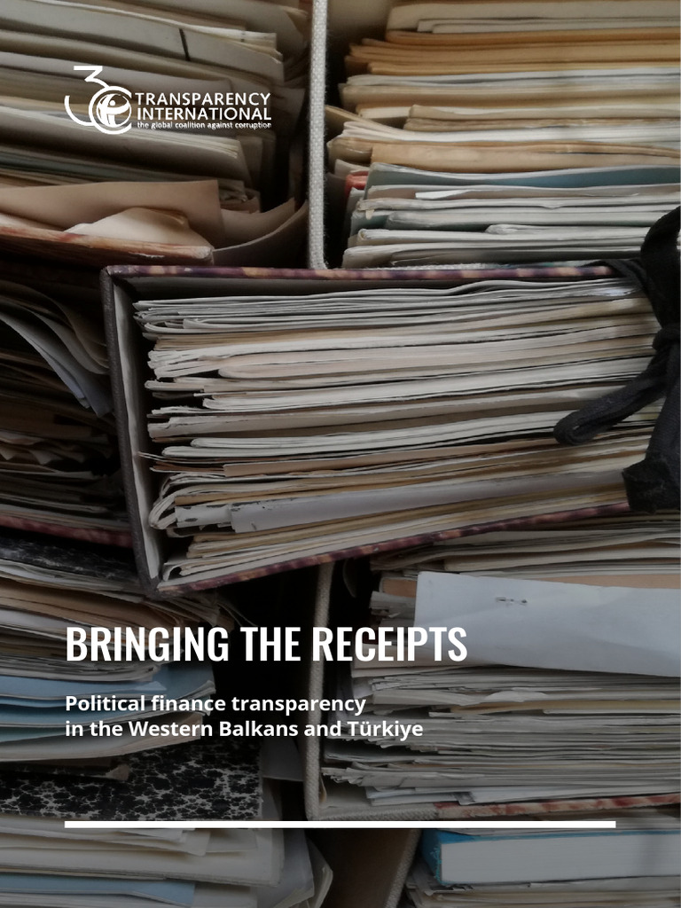 Political Finance Transparency in Balkans | PDF | Corruption | Elections