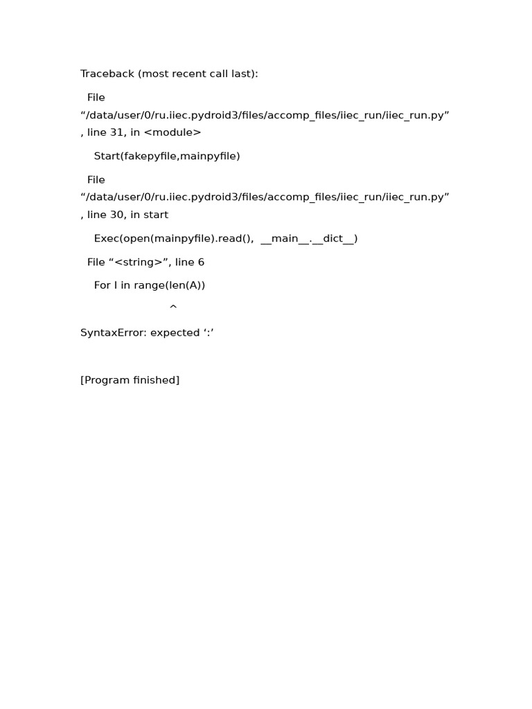 Python SyntaxError: Missing Colon | PDF