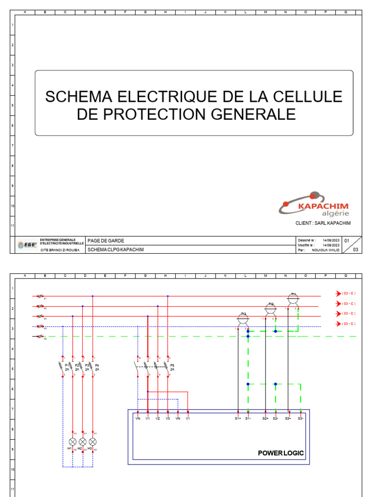 Schéma Électrique CLPG Kapachim | PDF