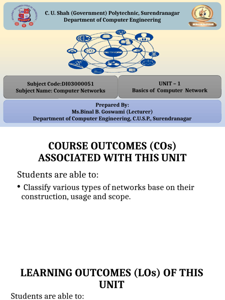 Overview of Computer Networks | PDF | Network Topology | Duplex ...