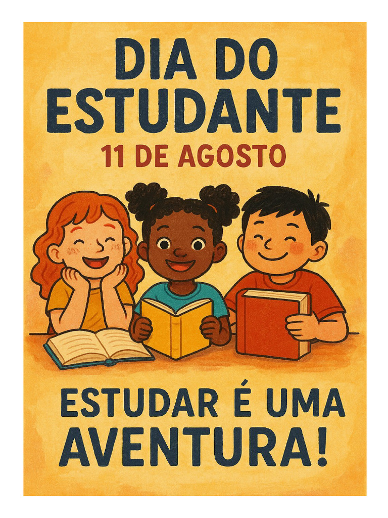 Cartaz Dia Do Estudante | PDF
