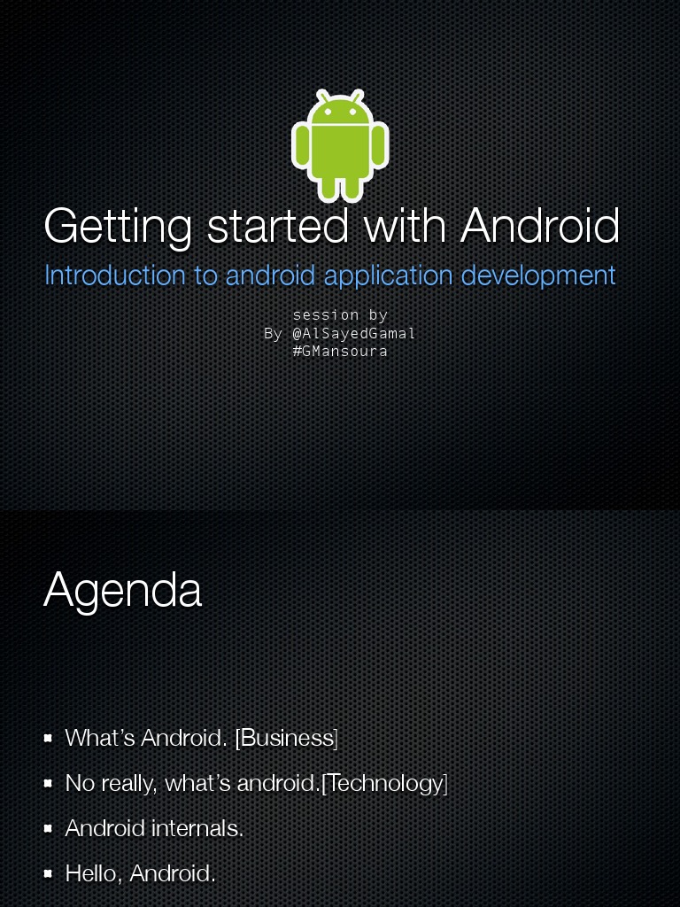 Introduction to Android Development Guide | PDF | Android (Operating ...