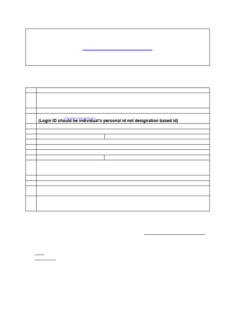 e-Tendering Account Request Form UP | PDF