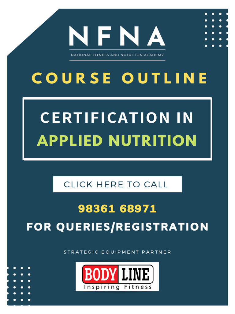 NFNA Nutrition Course Overview | PDF | Dieting | Nutrition