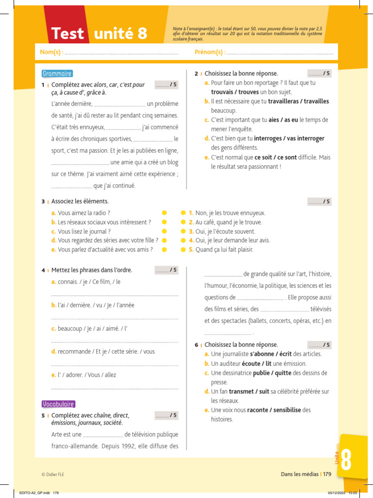 Edito A2 Guide | PDF