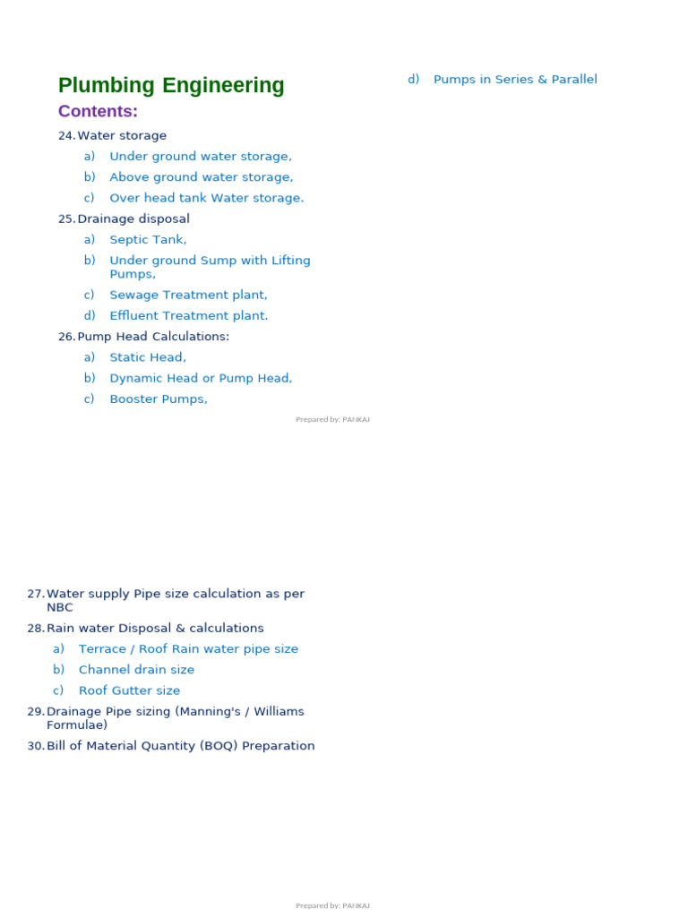 4 Plumbing Engineering (24 To 29 | PDF | Fibre Reinforced Plastic | Pump